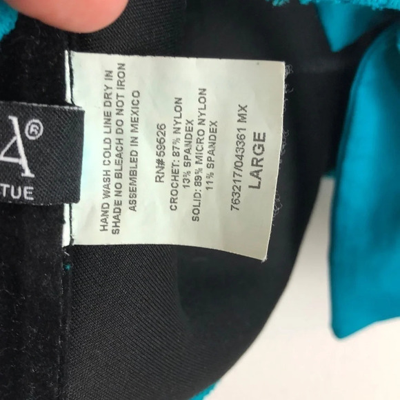 NEW BECCA By Rebecca Virtue Top L Bottom M Swimwear - Picture 9 of 14